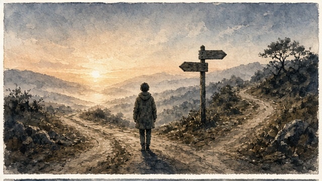 선택의 갈림길에 선 청춘