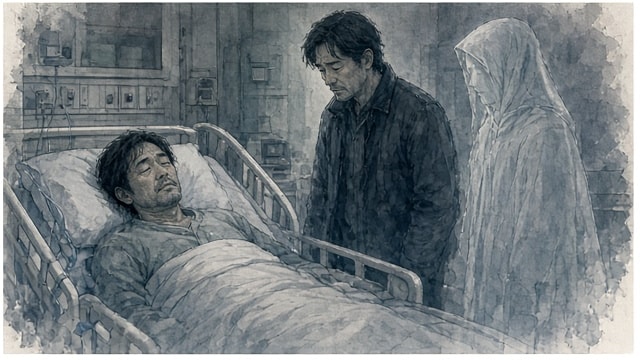 코마에 빠진 자신의 몸과 마주한 기현
